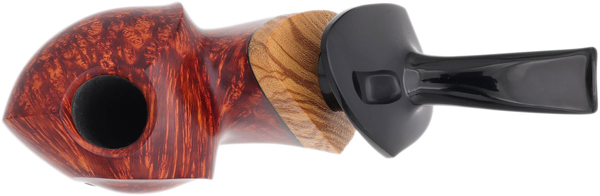 Dirk Heinemann Smooth Tarok Briar and Hiroyuki Tokutomi Tribute Dora with Olivewood