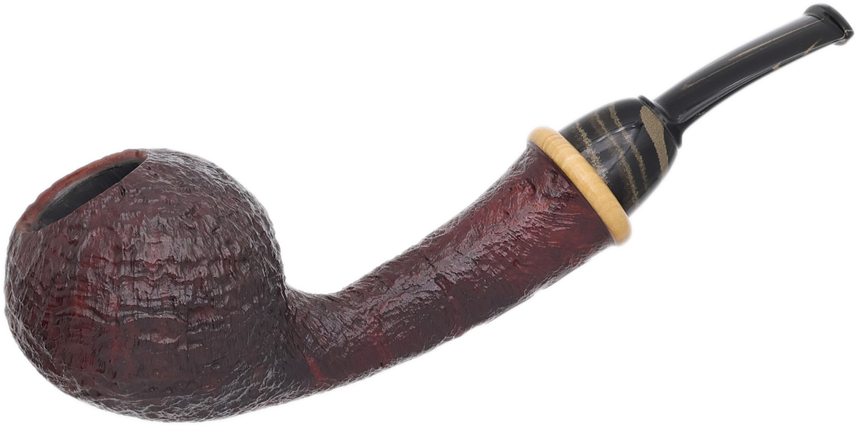 Yuwei Sandblasted Bent Apple with Boxwood