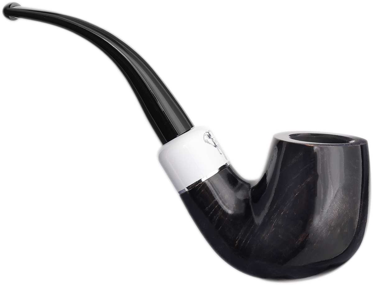 White Elephant Kenya Smooth Grey Bent Billiard (9mm)