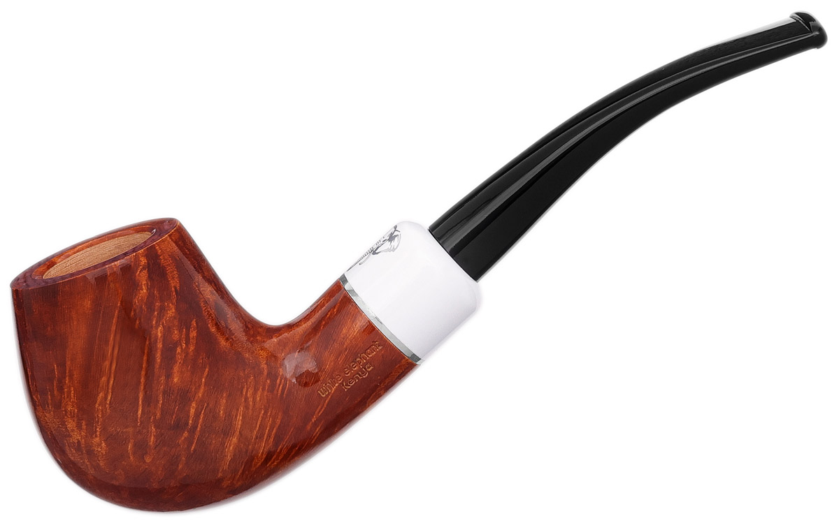 White Elephant Kenya Smooth Terracotta Bent Brandy (9mm)