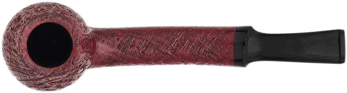 GH Zhang Red Sandblasted Long Shank Bent Apple (Ping Zhan) (13) (2025)