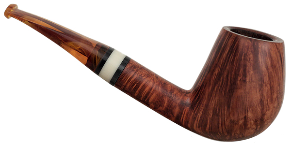 Danish Estate Bjarne Nielsen Handmade Paneled Bent Billiard (E)