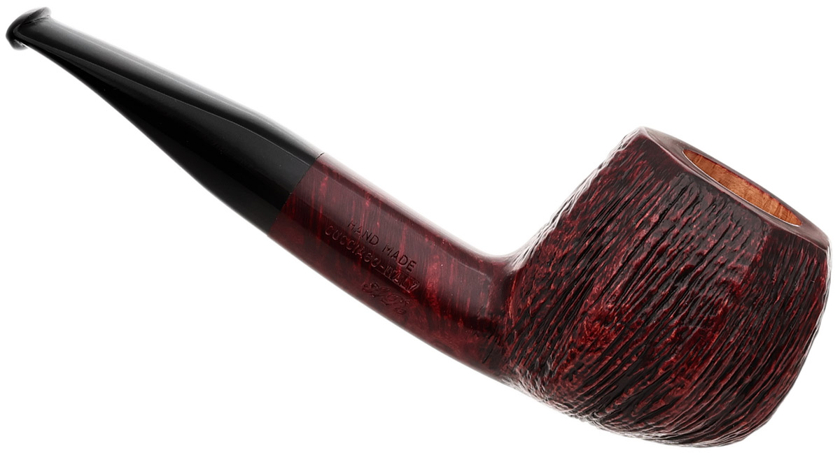 Italian Estate Ascorti Striata Partially Rusticated Paneled Bent Pot (Unsmoked)
