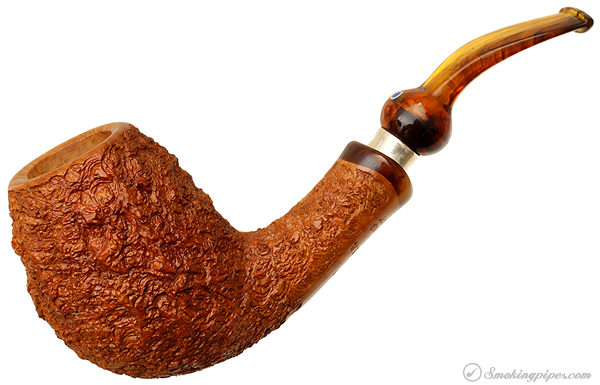 Italian Estate Ardor Urano Fantasy La Bubala Bent Egg with Silver (DR) (2007) (Unsmoked)