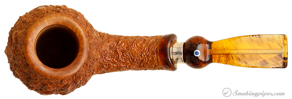 Italian Estate Ardor Urano Fantasy La Bubala Bent Egg with Silver (DR) (2007) (Unsmoked)