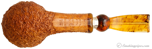 Italian Estate Ardor Urano Fantasy La Bubala Bent Egg with Silver (DR) (2007) (Unsmoked)
