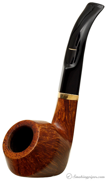 Italian Estate Baldo Baldi Bent Bulldog with Gold Band