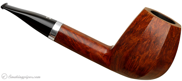 Italian Estate Il Ceppo Smooth Panel Bent Brandy with Silver Band (4)