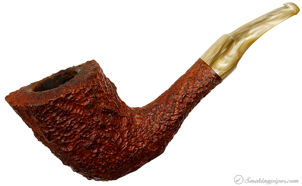 Italian Estate Estella by Savinelli Hand Made Rusticated Bent Dublin