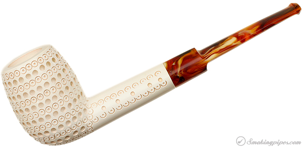 Misc. Estate Unknown Meerschaum Lattice Billiard (Unsmoked)