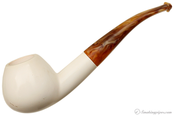 Misc. Estate Unknown Meerschaum Smooth Bent Brandy (Unsmoked)