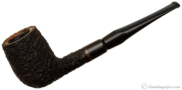 Misc. Estate Unknown Rusticated Billiard with Meerschaum Lined Bowl