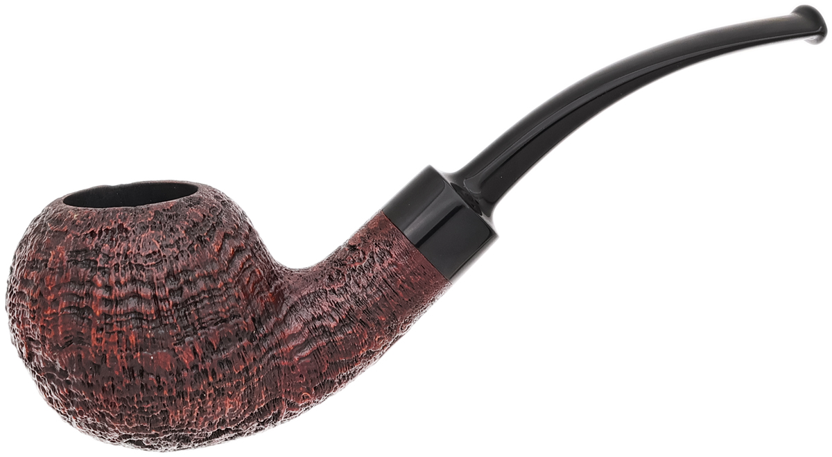 doug tobacco Doug Finlay Sandblasted Bent Apple (20) Tobacco Pipe