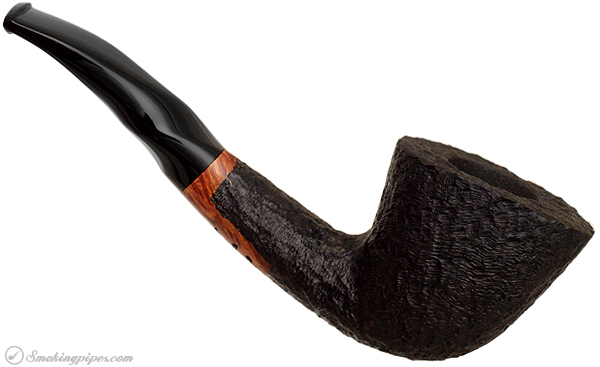 American Estate Randy Wiley Galleon Rusticated Bent Dublin (33) (Unsmoked)
