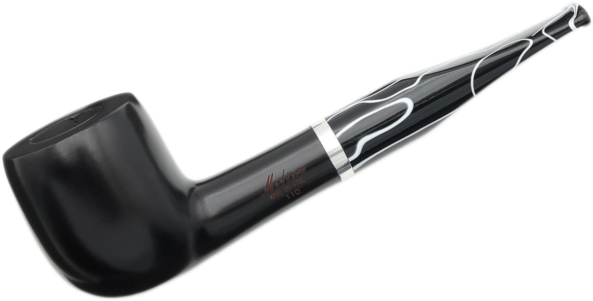 Barasso Smooth Black (C906) (9mm) Tobacco Pipe