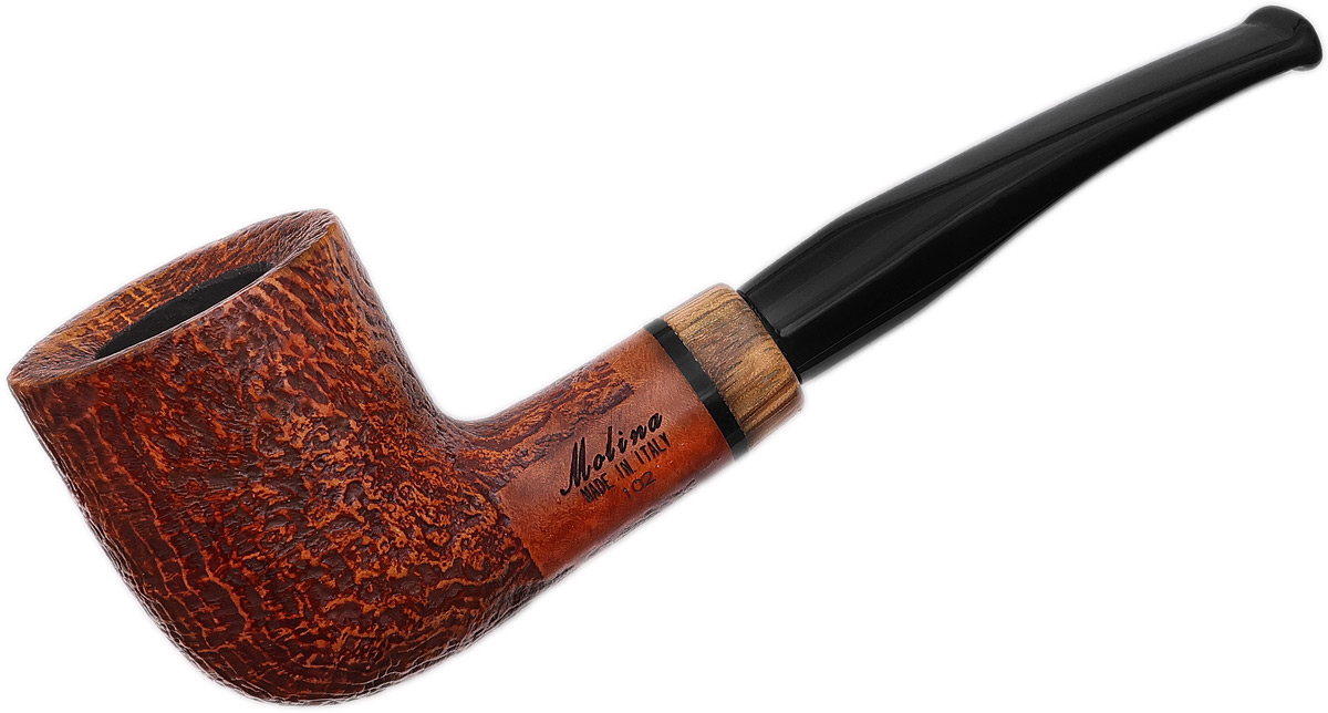 Tramonto Sandblasted (Y1) (9mm) Tobacco Pipe