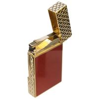 Lighters S.T. Dupont Lighter - Ligne 2 Guilloche Burgundy/Gold