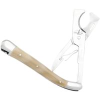 Cutters & Accessories Laguiole Horn Tip with Mirror Finished Stainless Steel Cigar Cutter
