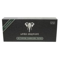 White Elephant 6mm Filters - Charcoal (45 Pack)