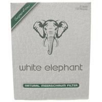 White Elephant 9mm Filters - Meerschaum (150 Pack)