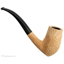Becker Sandblasted Strawberry Wood Bent Stack (Four Clubs)