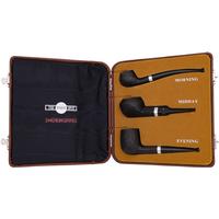 Dunhill Three Pipe Daily Set Shell Briar with Silver (with Ventage Case) (2024)