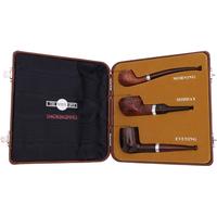 Dunhill Three Pipe Daily Set County/Cumberland/Chestnut with Silver (with Ventage Case) (2024)
