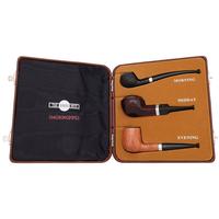 Dunhill Three Pipe Daily Set Shell Briar/Bruyere/Root Briar with Silver (with Ventage Case) (2024)