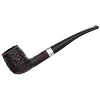 Peterson Junior Rusticated Nickel Mounted Canted Billiard Fishtail
