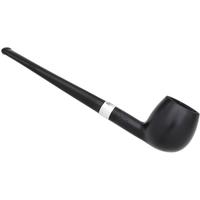 Peterson Junior Ebony Silver Mounted Canted Apple Fishtail