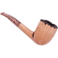 Randy Wiley Feather Carved Bent Billiard (66)