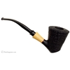 Tsuge Kyoichiro Sandblasted Cherrywood Memorial Pipe with Boxwood