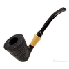 Tsuge Kyoichiro Sandblasted Cherrywood Memorial Pipe with Boxwood