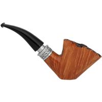 Ser Jacopo Delecta Fiammata Smooth Bent Dublin with Silver (Granato) (C)