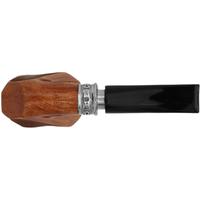 Ser Jacopo Delecta Fiammata Smooth Bent Dublin with Silver (Granato) (C)