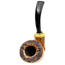 Tonni Nielsen Smooth Bent Dublin with Boxwood and Horn (Viking)