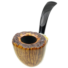 Tonni Nielsen Smooth Bent Dublin with Boxwood and Horn (Viking)