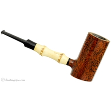 Tom Eltang 40th Anniversary Commemorative Pipe Set with Smooth Poker Partially Sandblasted Eskimo and Tamper
