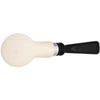 IMP Meerschaum Smooth Bent Billiard with Silver (with Case)