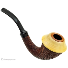 J. Alan Sandblasted Calabash with Boxwood Cap