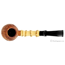 J. Alan Sandblasted Bent Egg with Bamboo