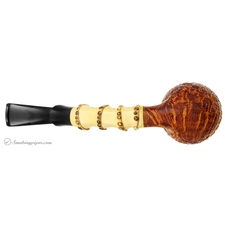 J. Alan Sandblasted Bent Egg with Bamboo