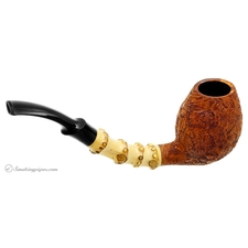 J. Alan Sandblasted Bent Egg with Bamboo