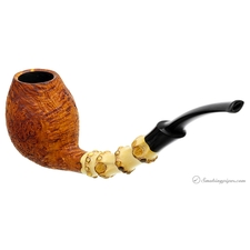 J. Alan Sandblasted Bent Egg with Bamboo