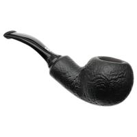 Chacom Sandblasted Black Bent Apple Reverse Calabash