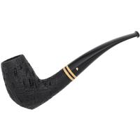 Pete Prevost Sandblasted Strawberry Wood Paolo Becker Tribute Bent Billiard with Boxwood (S)