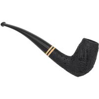 Pete Prevost Sandblasted Strawberry Wood Paolo Becker Tribute Bent Billiard with Boxwood (S)