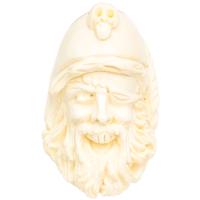 AKB Meerschaum Carved Pirate with Cap (with Case)