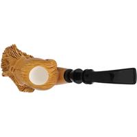 AKB Meerschaum Carved Viking Skull (Ali) (with Case)