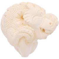AKB Meerschaum Carved Dragon Claw Holding Lattice Egg and Dragon (with Case)